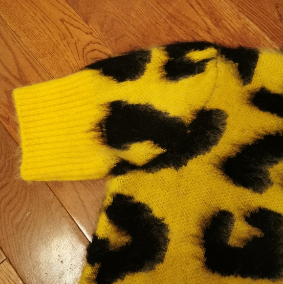 Miu Miu leopard print mohair blend sweater - Picture 14 of 15